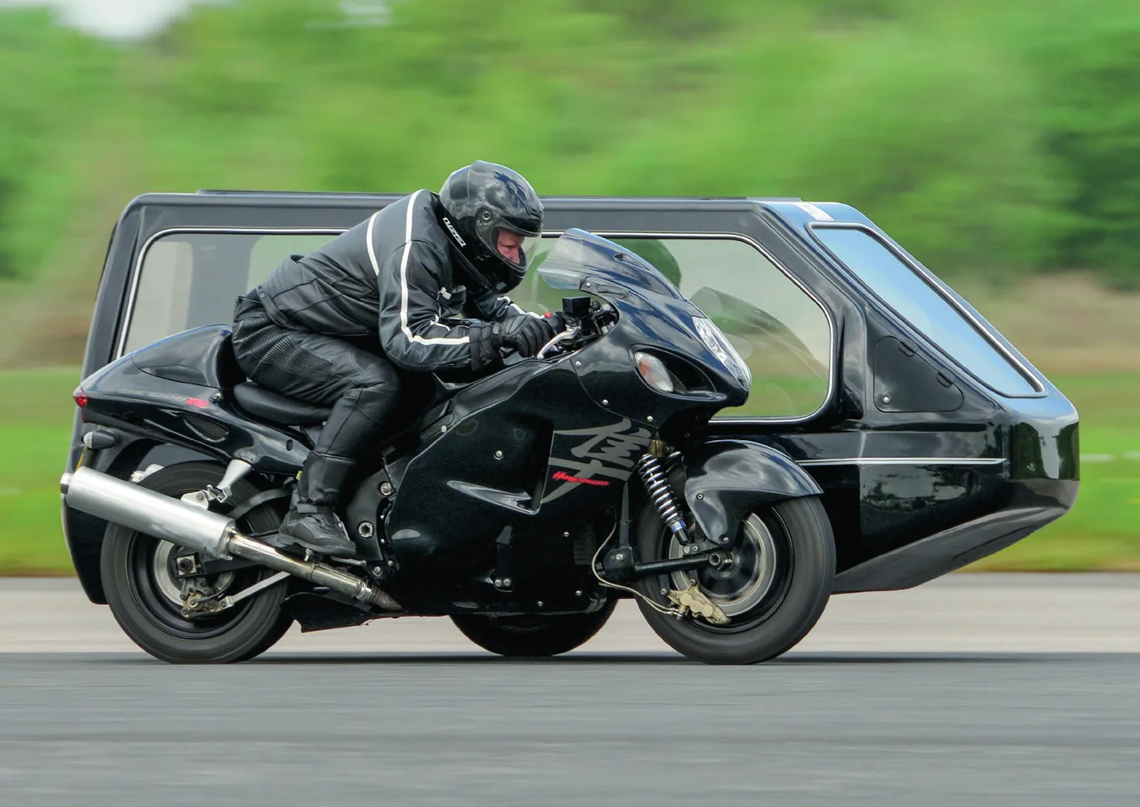 The Suzuki Hayabusa motorcycle hearse