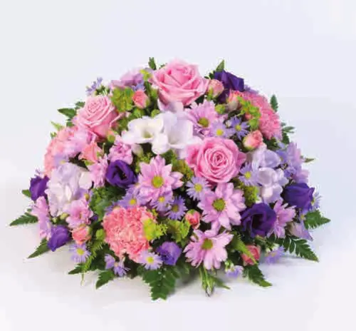Classic posy, lilac and pink, from our posies