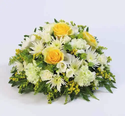 Classic posy, yellow and white, from our posies