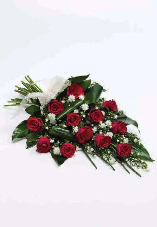 Classic rose sheaf, red, from our sheafs