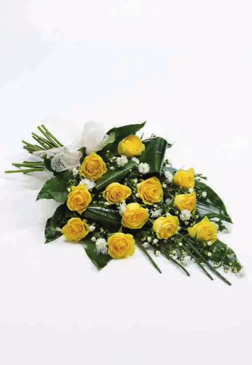 Classic rose sheaf, yellow, from our sheafs