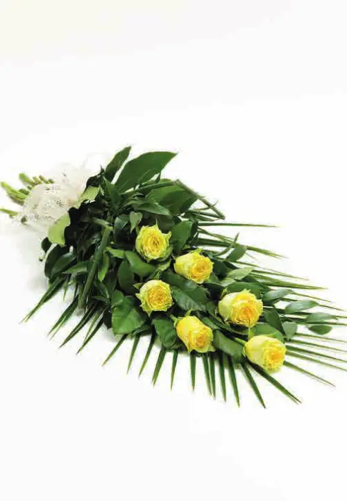 Simple rose sheaf, yellow, from our sheafs