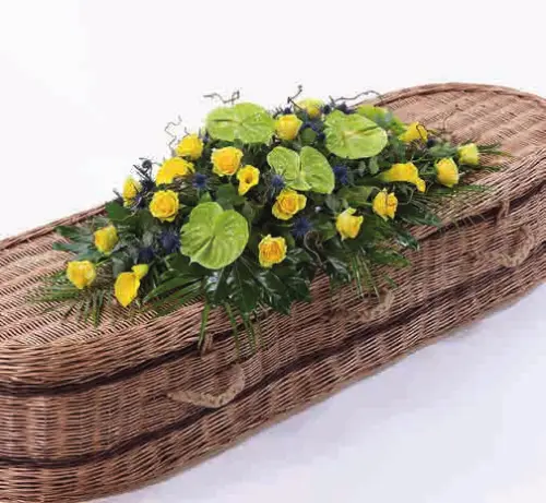 Woodland coffin spray, from our coffin sprays and garlands
